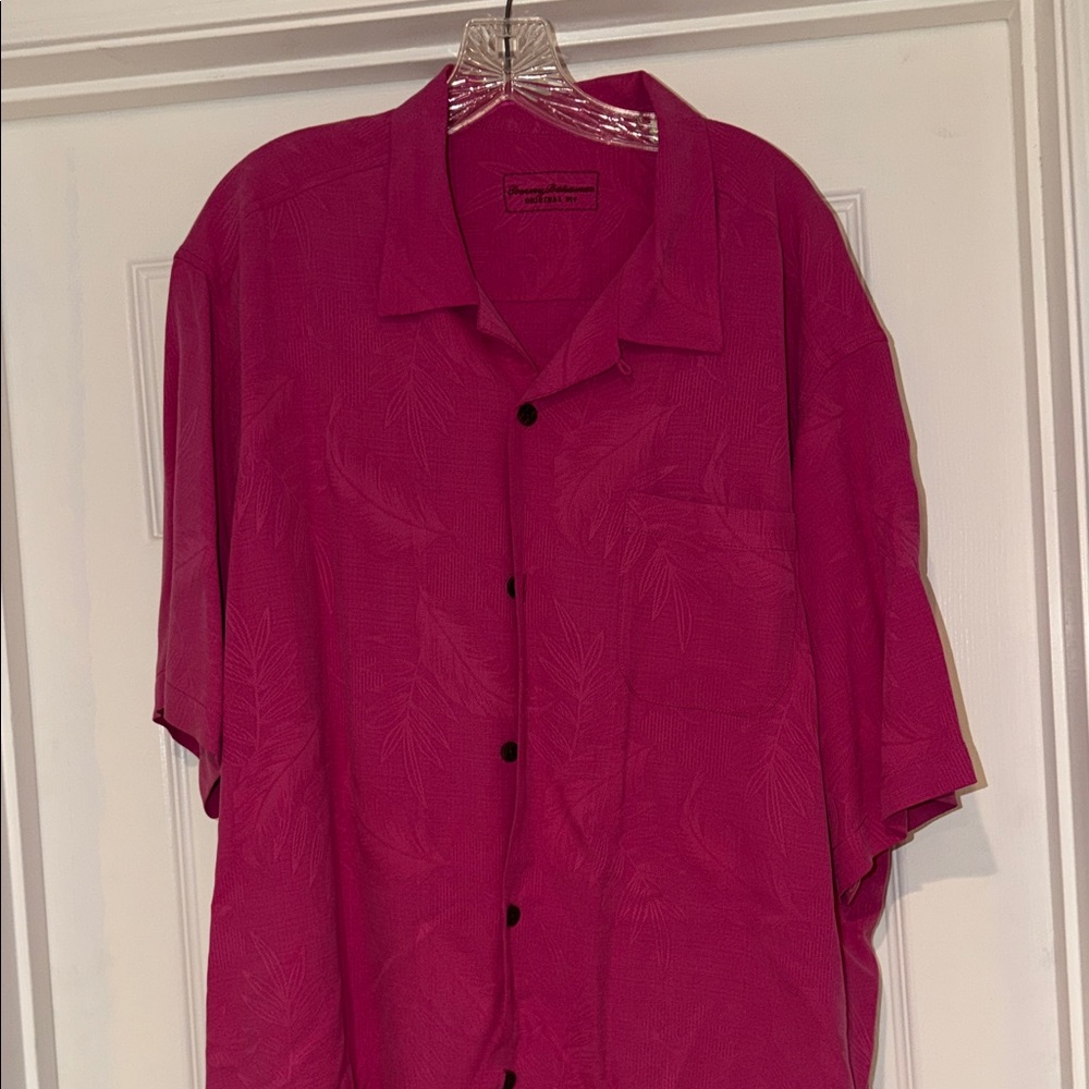 Tommy Bahama Pink Button-Up Shirt